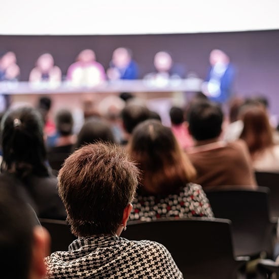 Audience in the conference hall