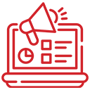 Online marketing icon